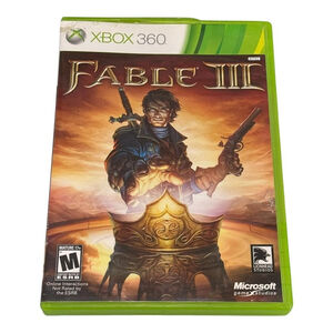 Fable III Xbox 360 Video Game Complete RPG Adventure Lionhead Studios Microsoft